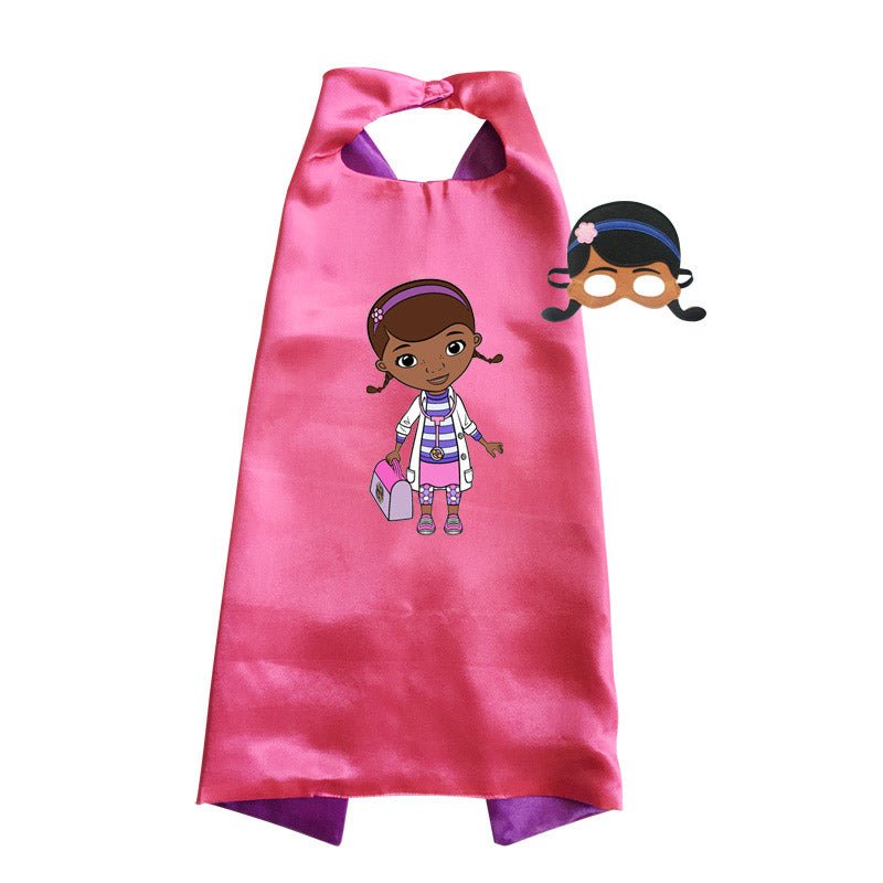 Kids Fashion Doll Cape & Mask Set – view 2