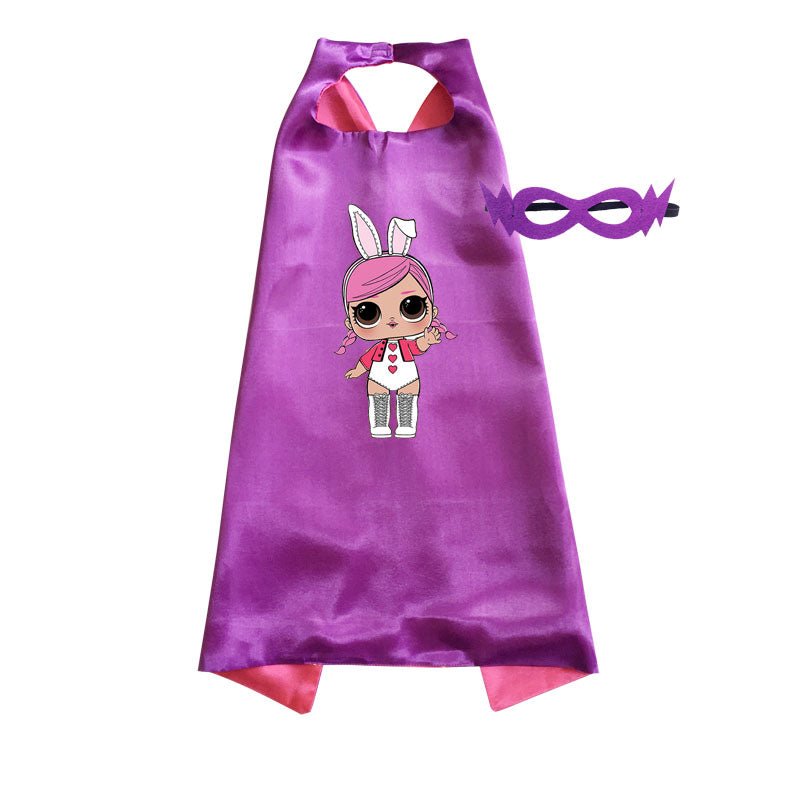 Kids Fashion Doll Cape & Mask Set – view 4