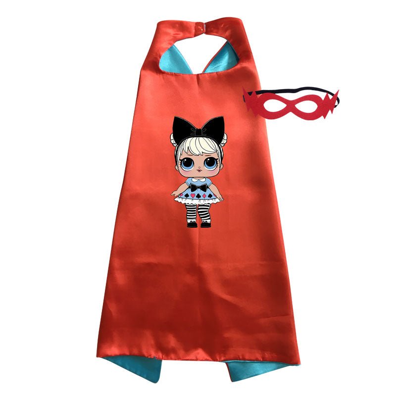 Kids Fashion Doll Cape & Mask Set – view 6