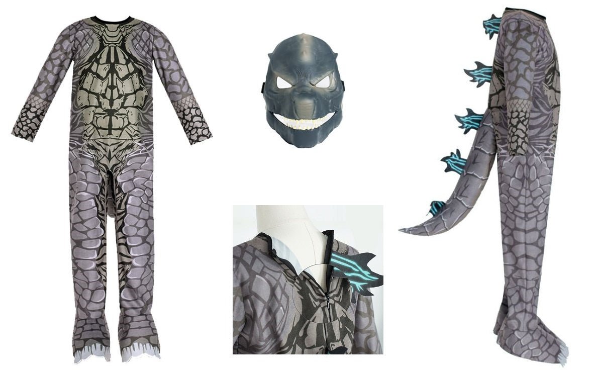 Kids Giant Lizard Monster XL Costume – view 2