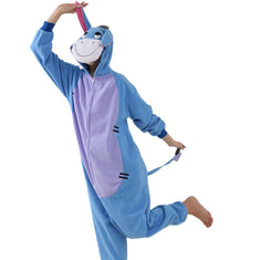 Kids Grey Donkey Costume Onesie Pyjamas