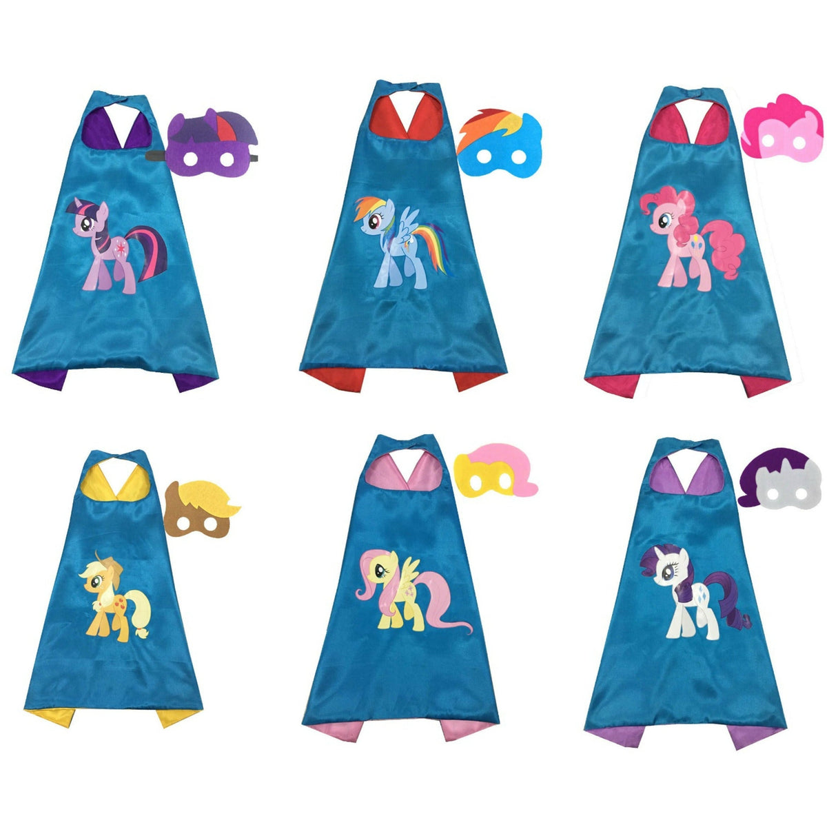 Kids Magic Pony Cape & Mask Set