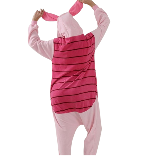 Kids Pink Pig Costume Onesie Pyjamas
