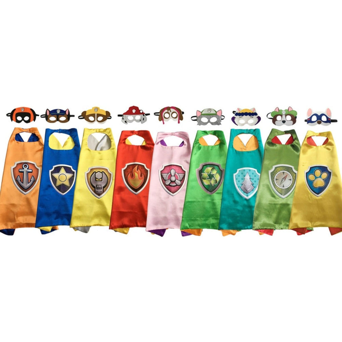 Kids Rescue Pups Cape & Mask Set