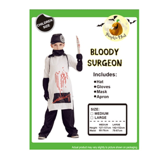 Kids Bloody Surgeon Costume
