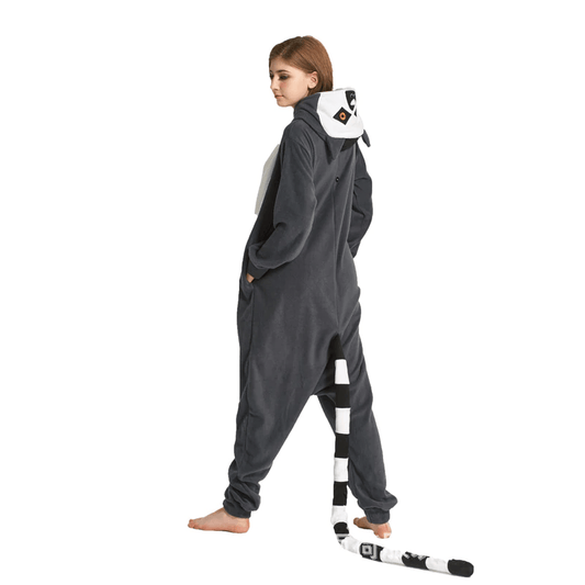 Lemur Cat Kigurumi Onesie Pyjamas