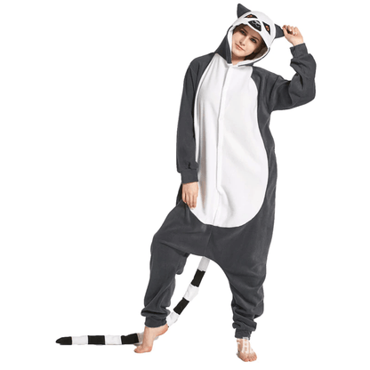 Lemur Cat Kigurumi Onesie Pyjamas
