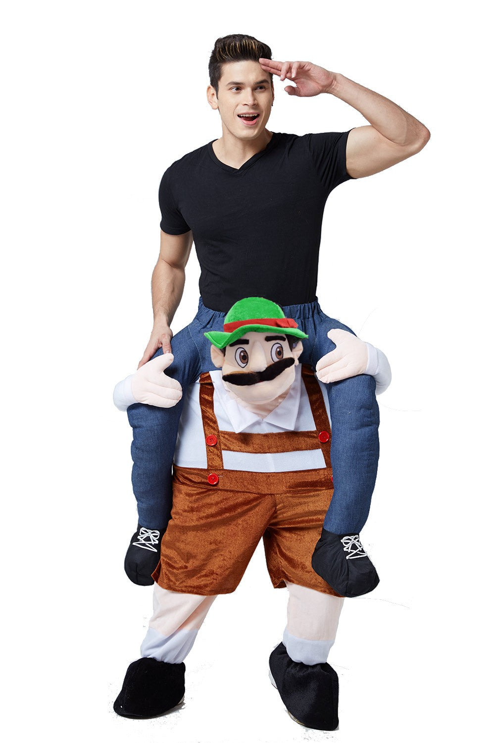 Men's Bavarian Ride-On Piggyback Costume