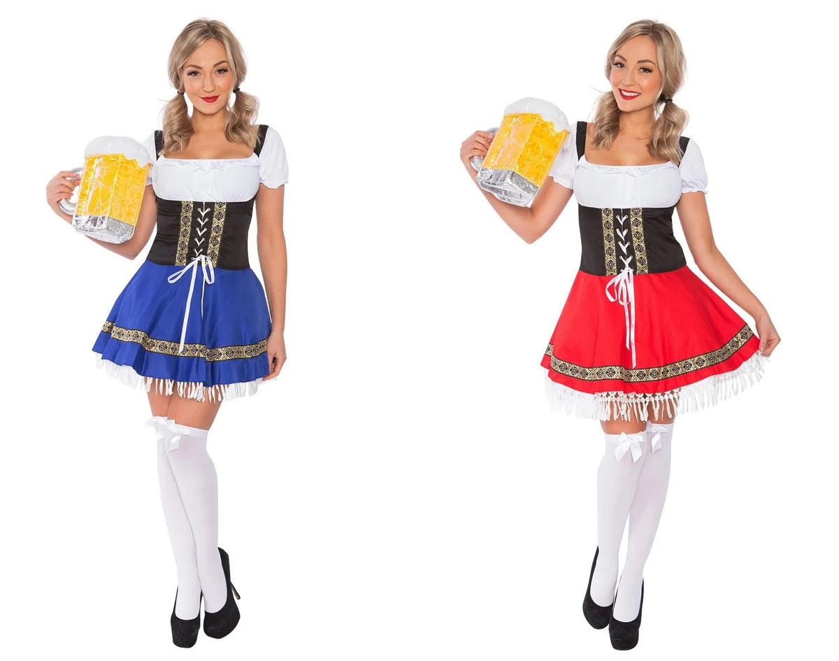Women's Oktoberfest Beer Maid Dirndl Dress Beer Festival