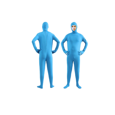 Kids & Adults Open Face Invisible Man Morph Suit Spandex Bodysuit – view 12
