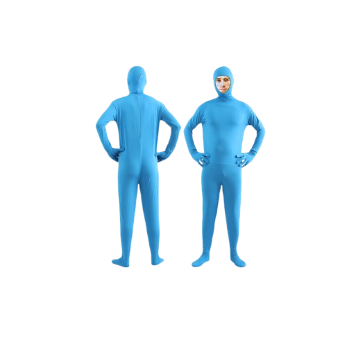 Kids & Adults Open Face Invisible Man Morph Suit Spandex Bodysuit – view 12