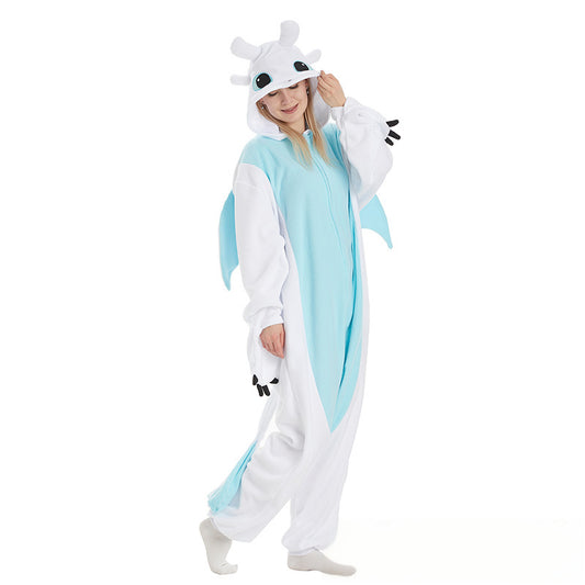 White Flying Dragon Kigurumi Onesie Pyjamas