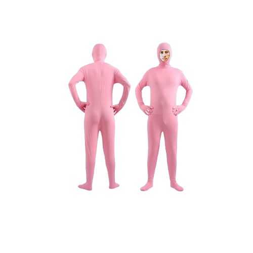 Kids & Adults Open Face Invisible Man Morph Suit Spandex Bodysuit – view 10