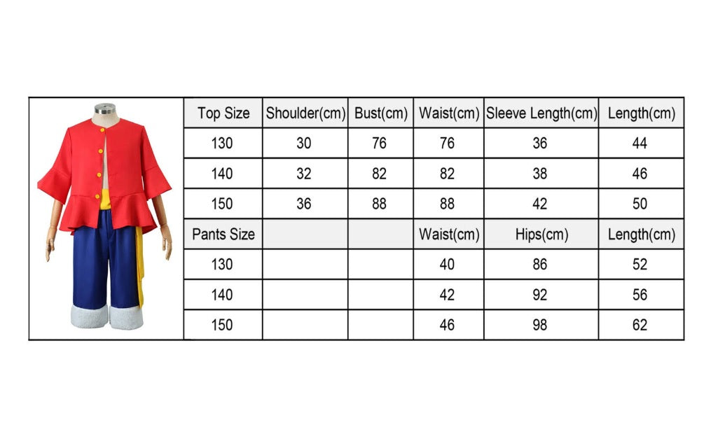 Straw Hat Pirate Adventure Costume