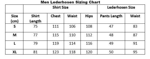 Men's Faux Leather Lederhosen Oktoberfest Costume