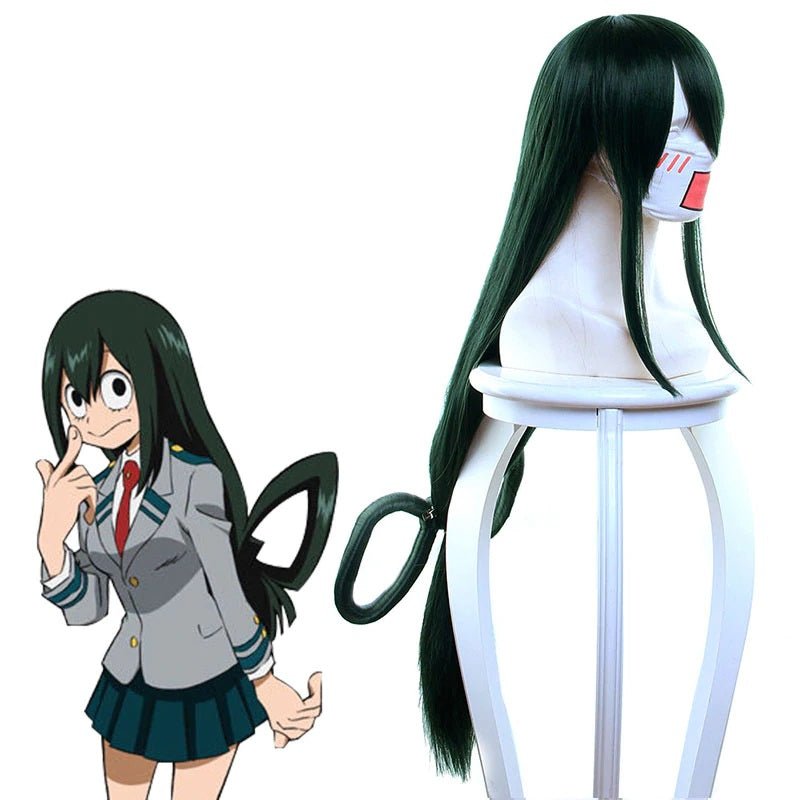 Green Frog Hero Anime Wig