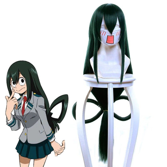 Green Frog Hero Anime Wig