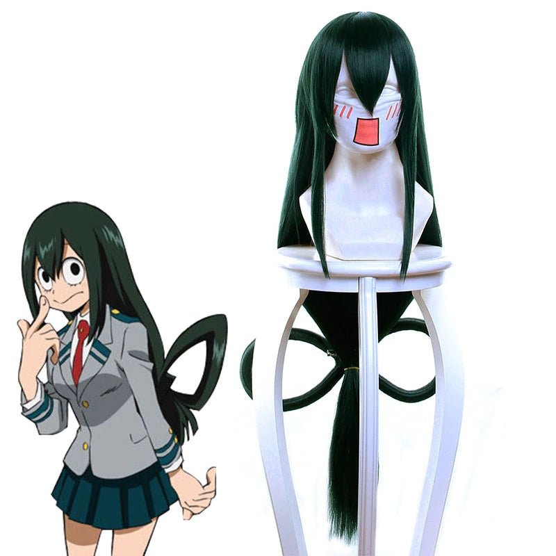 Green Frog Hero Anime Wig