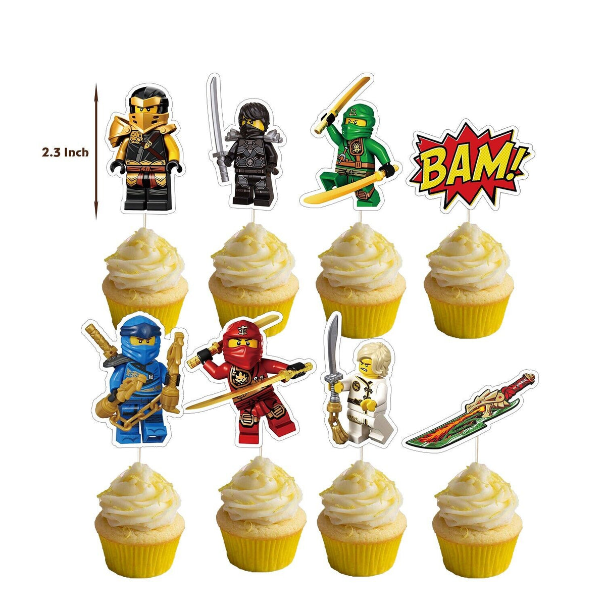 Ninja Birthday Party Decorations Set – view 5