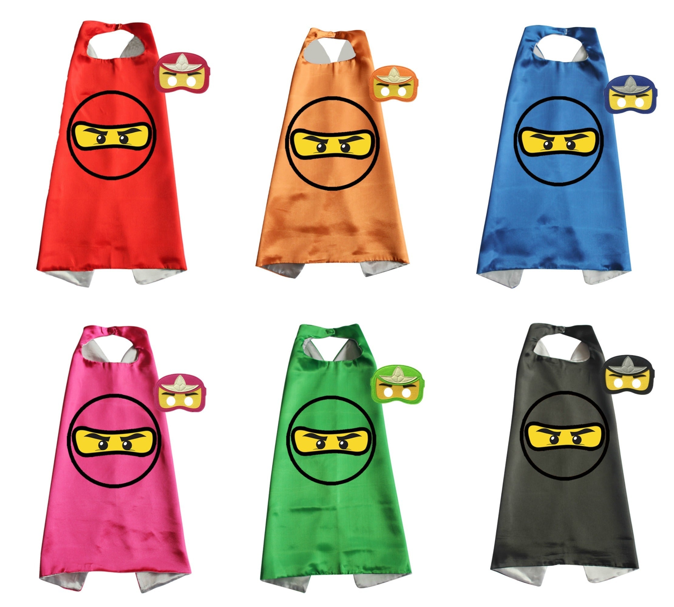 Ninja Kids Cape & Mask Set