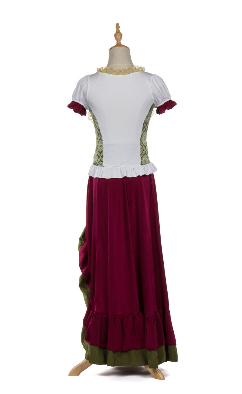Women's Oktoberfest Beer Maid Renaissance Wench Tavern Long Dress – view 4