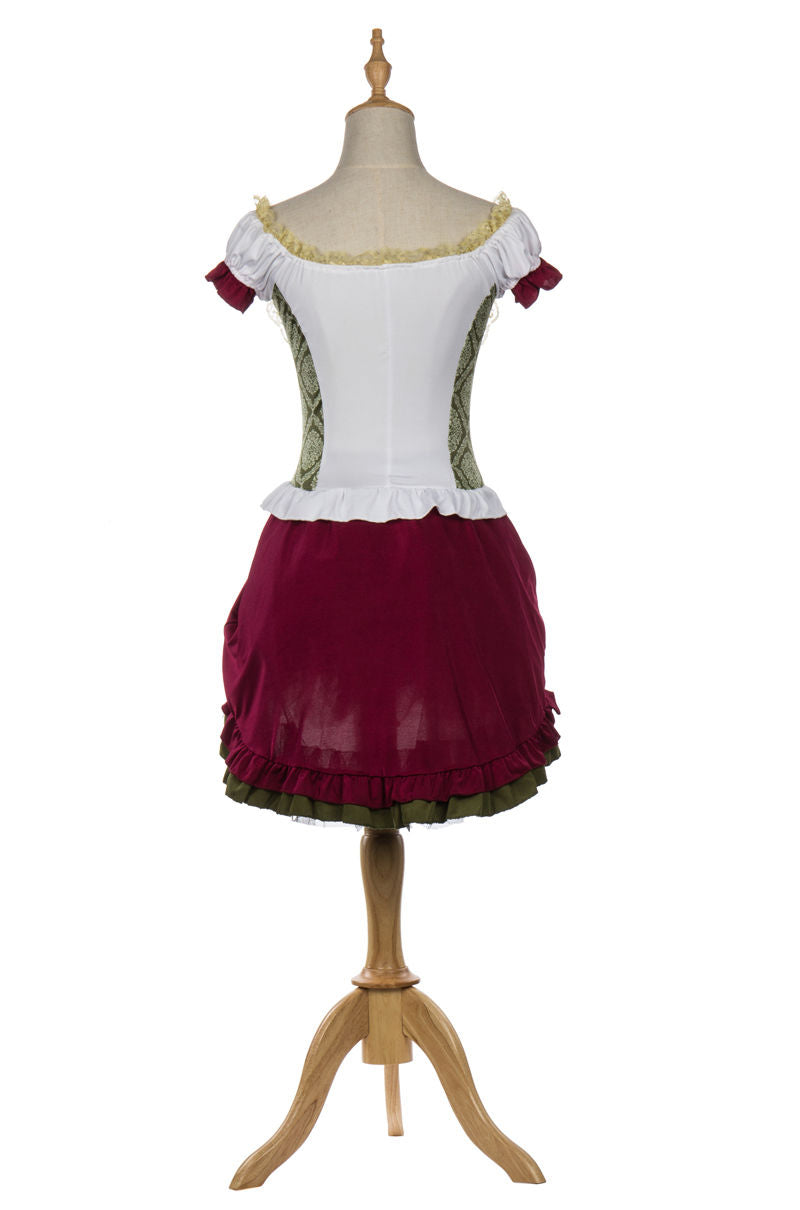 Women's Oktoberfest Beer Maid Renaissance Wench Tavern Short Dress – view 4