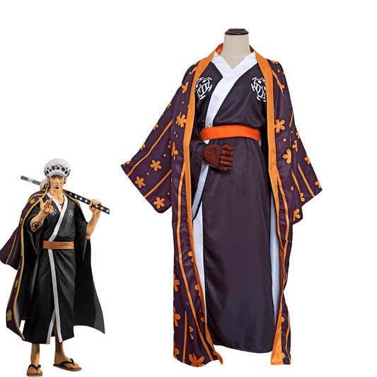 Anime Swordsman Kimono Costume