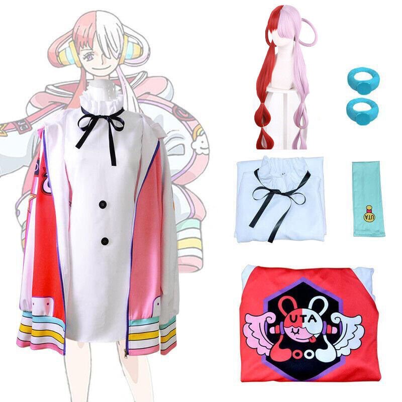 Red & White Pop Singer Anime Costume