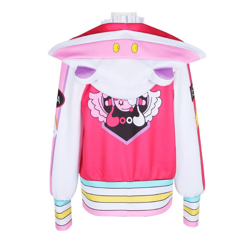 Red & White Pop Singer Anime Costume