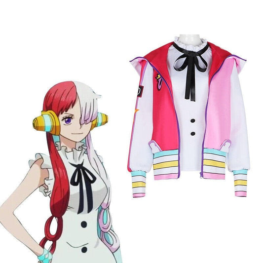 Red & White Pop Singer Anime Costume