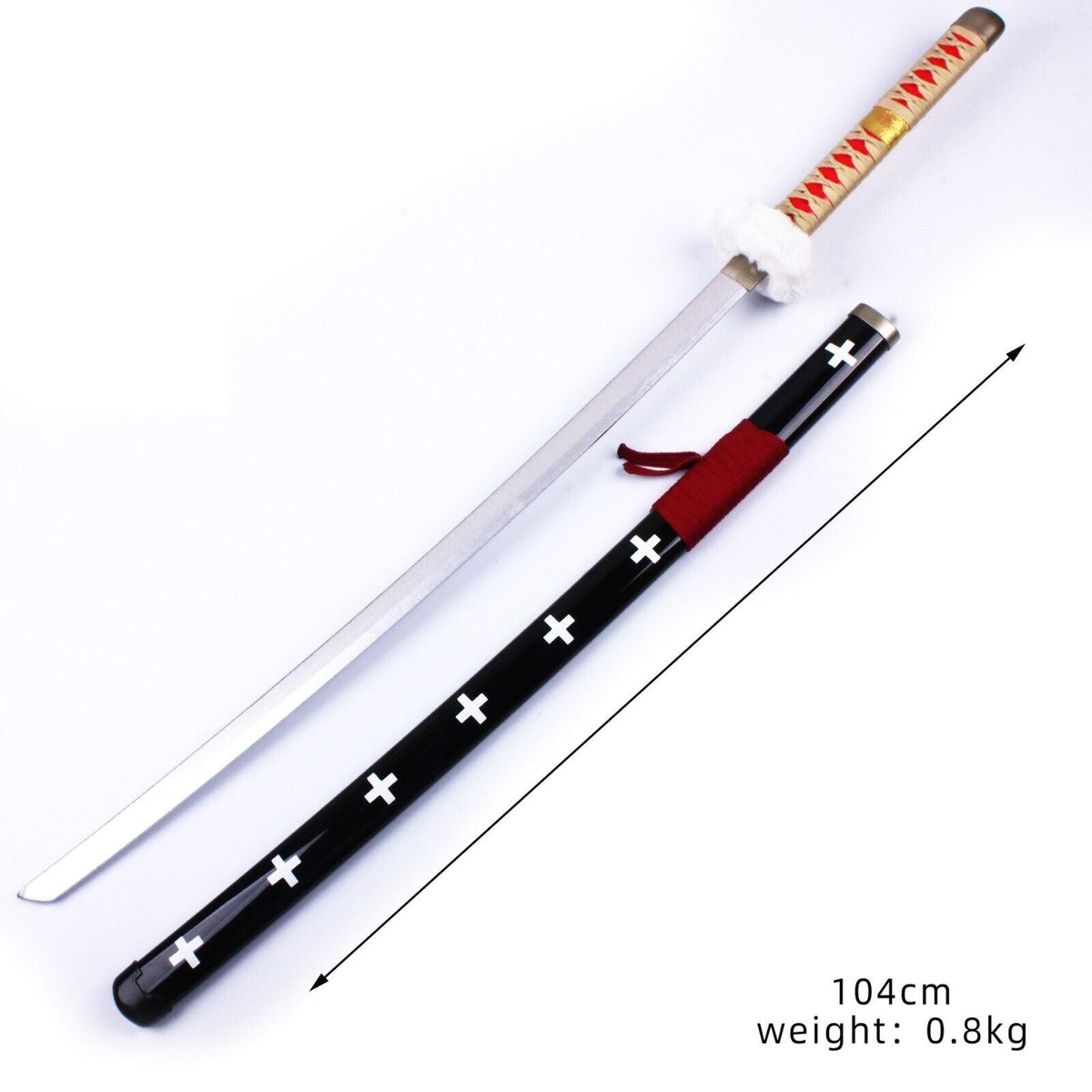 Anime Surgeon Pirate Nodachi Wooden Sword