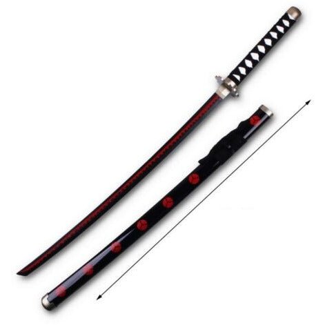 Anime Pirate Black Blade Swordsman Wooden Sword