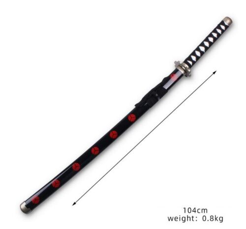 Anime Pirate Black Blade Swordsman Wooden Sword