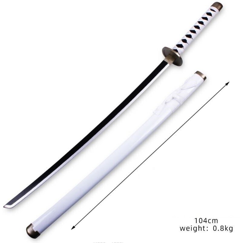Anime Pirate White Hilt Swordsman Wooden Sword