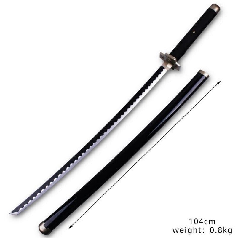 Anime Pirate White Scabbard Swordsman Wooden Sword