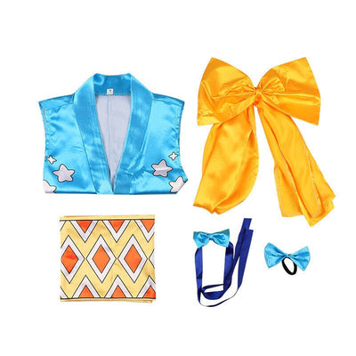 Orange-Haired Anime Kimono Costume
