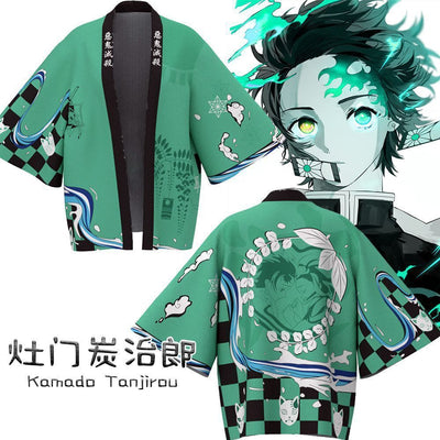 Patterned Anime Warrior Cloak Costume