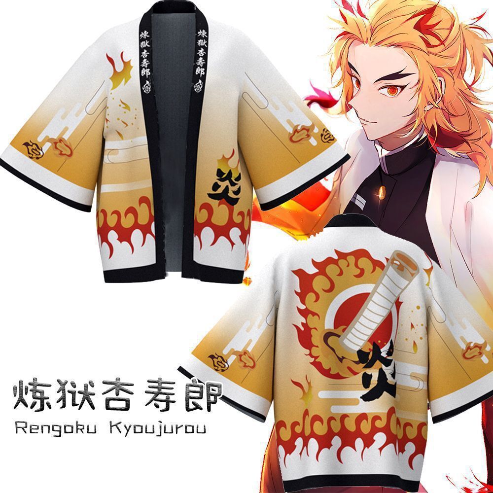 Patterned Anime Warrior Cloak Costume