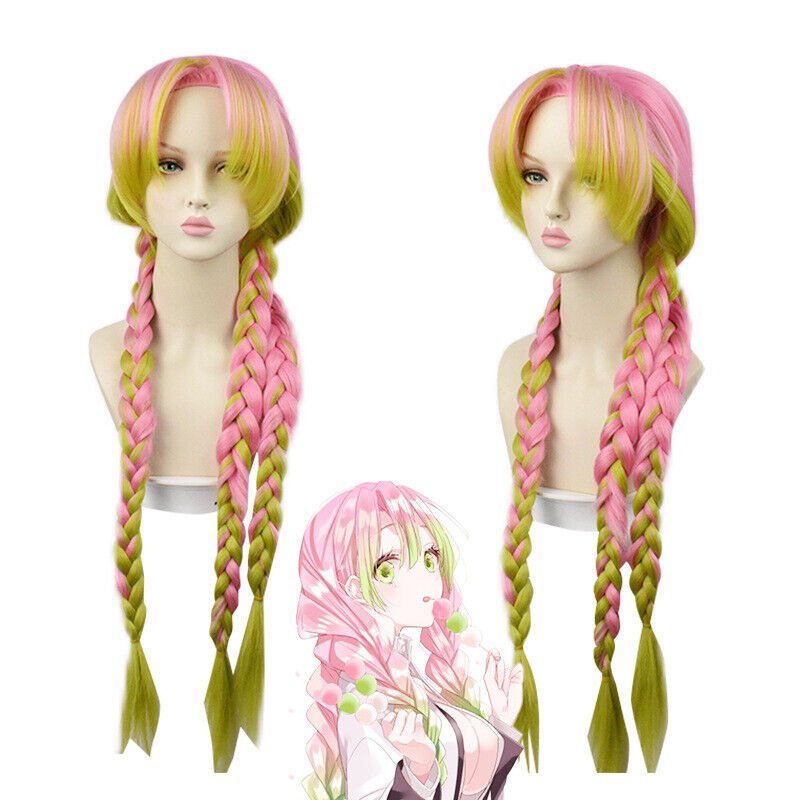 Pink & Green Warrior Anime Costume