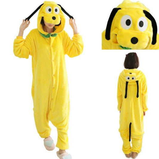 Orange Cartoon Dog Kigurumi Onesie Pyjamas