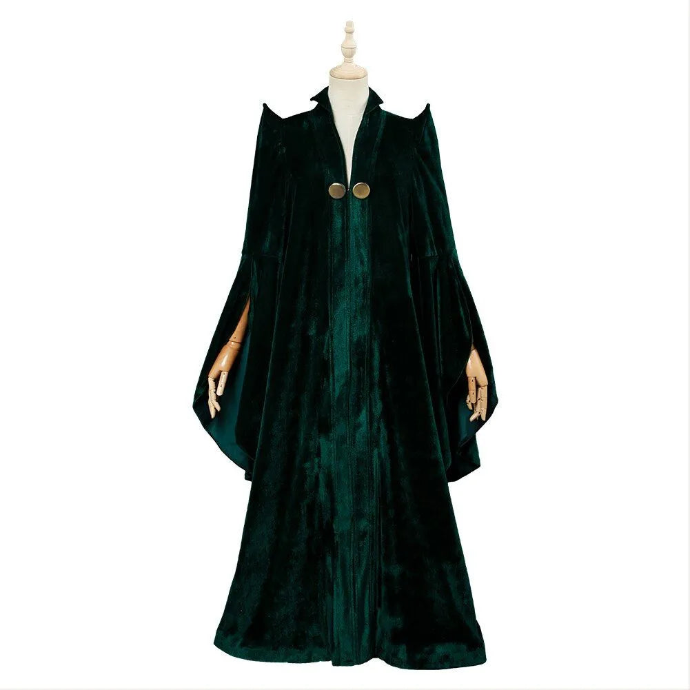 Wizard School Professor Green Witch Robe – view 2