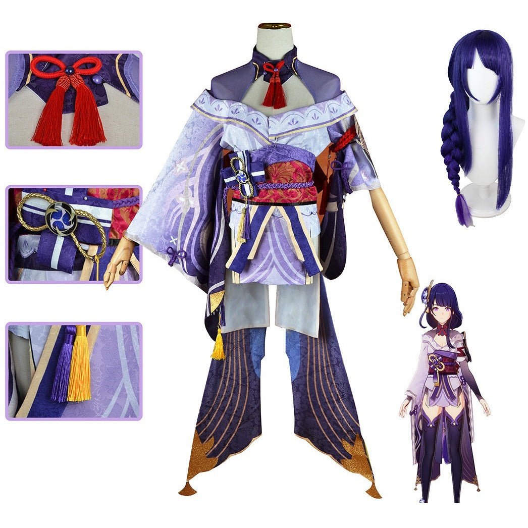Purple Thunder Shogun Kimono