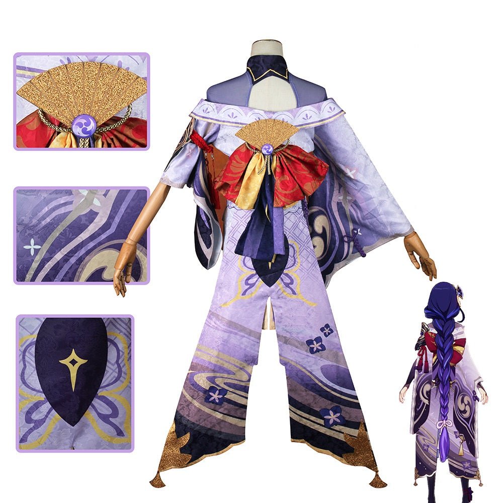 Purple Thunder Shogun Kimono – view 2