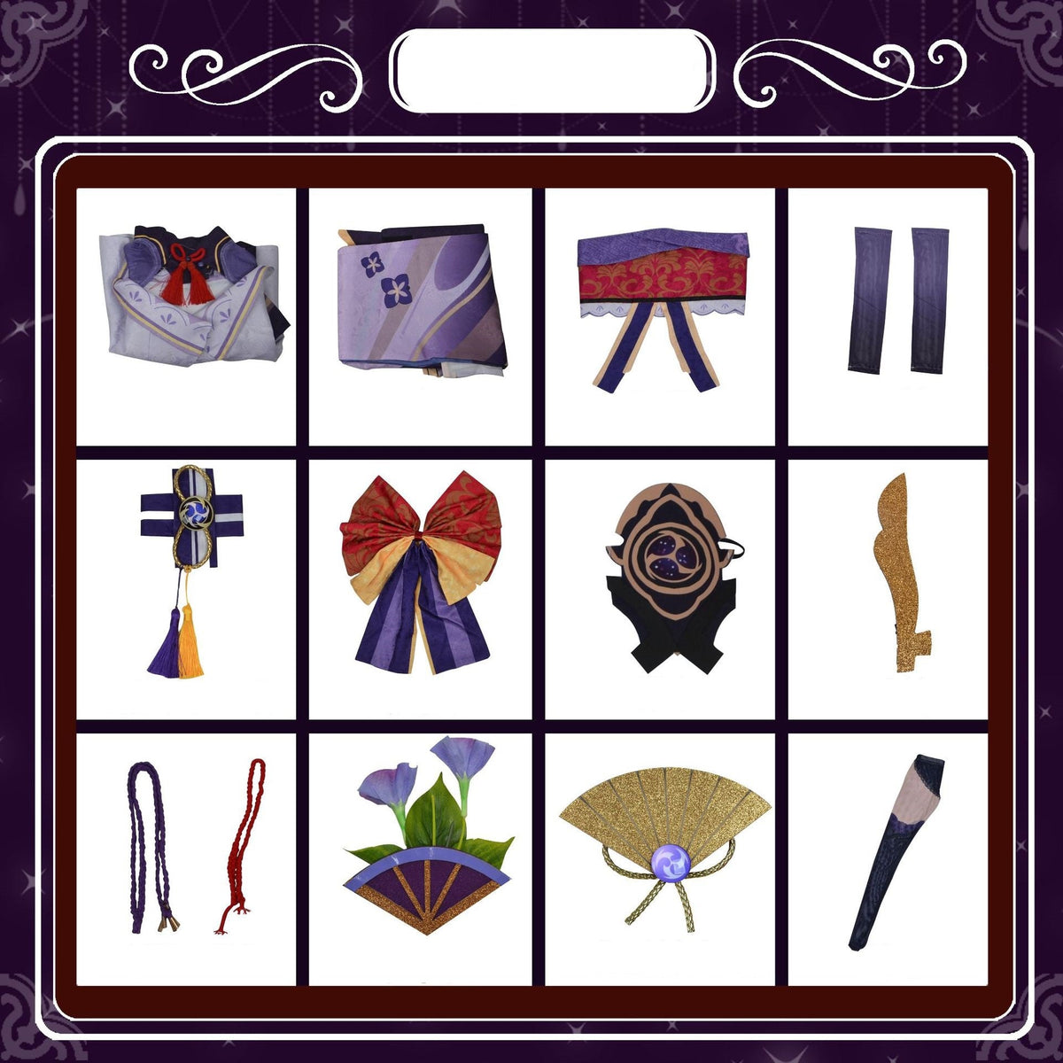 Purple Thunder Shogun Kimono – view 4