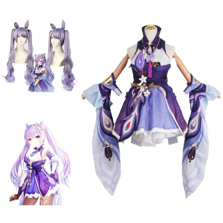 Purple Twin-Tail Swordswoman Costume