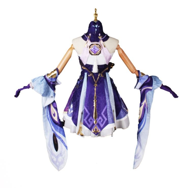 Purple Twin-Tail Swordswoman Costume – view 5