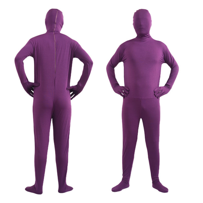 Kids & Adults Purple Invisible Morph Suit Spandex Second Skin