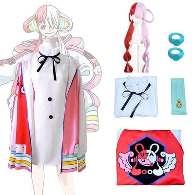 Red & White Pop Singer Anime Costume