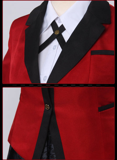 Red School Uniform Anime Costume