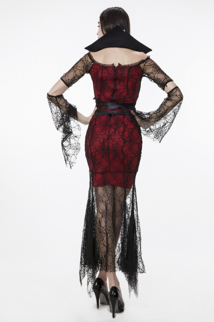Women's Red Sorceress Costume – view 2